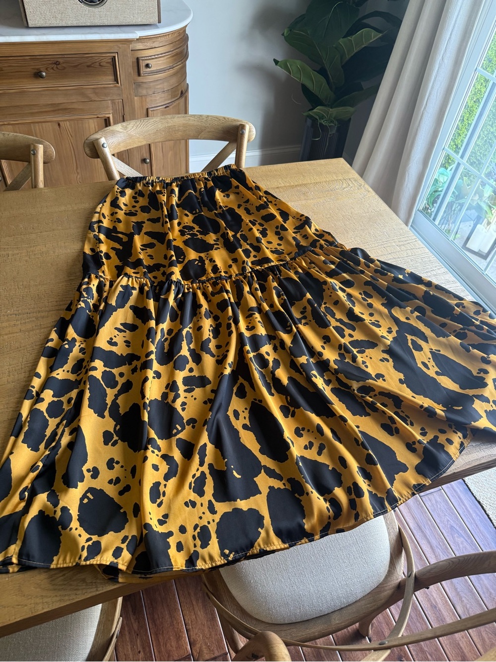 Anthropologie flowy skirt